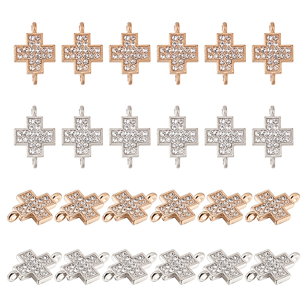 PandaHall CHGCRAFT 48Pcs 2 Colors Cross Charms with Crystal Rhinestone Religion Cross Connector Pendants for DIY Necklace Bracelet Earring..., Clear
PandaHall CHGCRAFT 48Pcs 2 Colors Cross Charms with Crystal Rhinestone Religion Cross Connector Pendants for DIY Necklace Bracelet Earring..., Clear