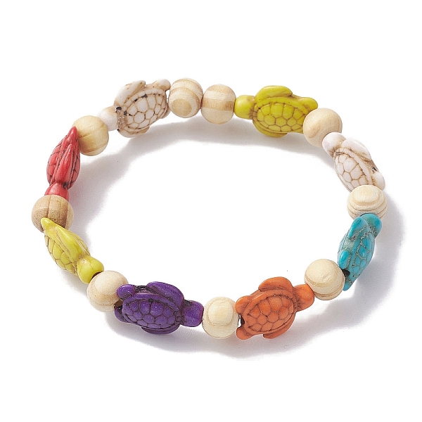 PandaHall Beach Turtle Dye Synthetic Turquoise Beaded Stretch Barcelets, Summer Wood Beaded Stretch Bracelets for Women, Colorful, Inner...
PandaHall Beach Turtle Dye Synthetic Turquoise Beaded Stretch Barcelets, Summer Wood Beaded Stretch Bracelets for Women, Colorful, Inner...