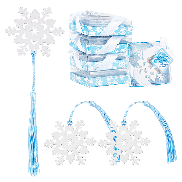 PandaHall CHGCRAFT 20Pcs Snowflake Bookmark with Tassel Metal Bookmark Christmas Boxed Snowflake Bookmark for Bookworm Gift Book Lovers...
PandaHall CHGCRAFT 20Pcs Snowflake Bookmark with Tassel Metal Bookmark Christmas Boxed Snowflake Bookmark for Bookworm Gift Book Lovers...