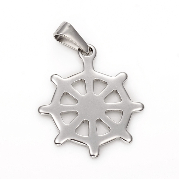 PandaHall 304 Stainless Steel Pendants, Helm, Stainless Steel Color, 27x23x1.5mm, Hole: 3.5x6mm 304 Stainless Steel Anchor & Helm
PandaHall 304 Stainless Steel Pendants, Helm, Stainless Steel Color, 27x23x1.5mm, Hole: 3.5x6mm 304 Stainless Steel Anchor & Helm