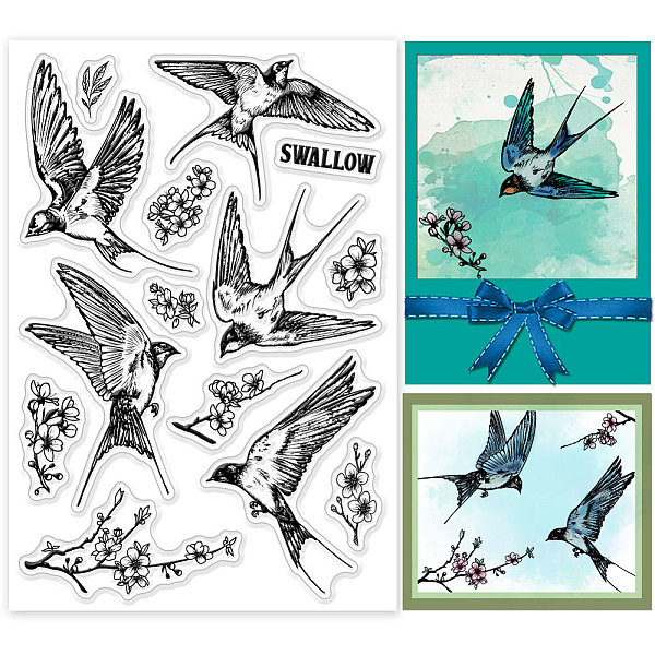 PandaHall Custom PVC Plastic Clear Stamps, for DIY Scrapbooking, Photo Album Decorative, Cards Making, Swallow, 160x110x3mm Plastic Swallow...
PandaHall Custom PVC Plastic Clear Stamps, for DIY Scrapbooking, Photo Album Decorative, Cards Making, Swallow, 160x110x3mm Plastic Swallow...