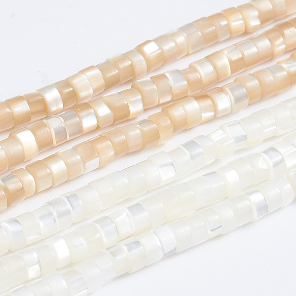 PandaHall Natural Trochid Shell/Trochus Shell Beads Strands, Column, Mixed Color, 3.5~4x2~2.5mm, Hole: 0.8mm, about 176pcs/strand, 15.94..., Multicolor
PandaHall Natural Trochid Shell/Trochus Shell Beads Strands, Column, Mixed Color, 3.5~4x2~2.5mm, Hole: 0.8mm, about 176pcs/strand, 15.94..., Multicolor