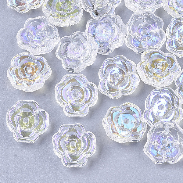 PandaHall Transparent Glass Beads, AB Color Plated, Flower, Clear AB, 13.5x12.5x5.5mm, Hole: 1.2mm Glass Flower White
PandaHall Transparent Glass Beads, AB Color Plated, Flower, Clear AB, 13.5x12.5x5.5mm, Hole: 1.2mm Glass Flower White