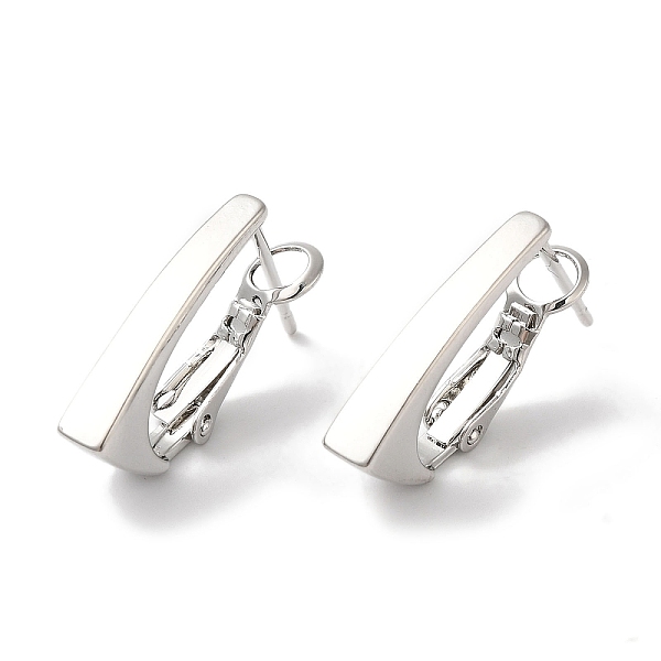 PandaHall Rectangle Brass Hoop Earring for Women, Real Platinum Plated, 18.5x4mm Brass Rectangle
PandaHall Rectangle Brass Hoop Earring for Women, Real Platinum Plated, 18.5x4mm Brass Rectangle