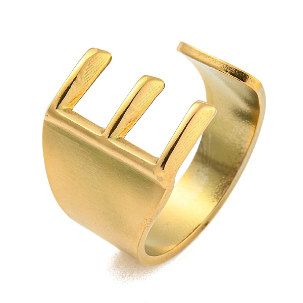 PandaHall Vacuum Plating 201 Stainless Steel Cuff Rings, Letter E, Inner Diameter: 18mm 201 Stainless Steel Letter E
PandaHall Vacuum Plating 201 Stainless Steel Cuff Rings, Letter E, Inner Diameter: 18mm 201 Stainless Steel Letter E