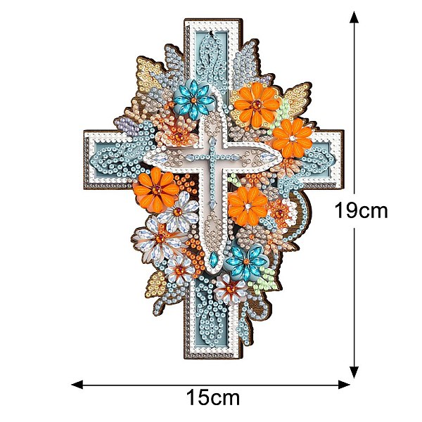 PandaHall Religion Cross & Flower DIY Diamond Painting Pendant Decoration Kit, Including Resin Rhinestones Bag, Diamond Sticky Pen, Tray..., Orange
PandaHall Religion Cross & Flower DIY Diamond Painting Pendant Decoration Kit, Including Resin Rhinestones Bag, Diamond Sticky Pen, Tray..., Orange