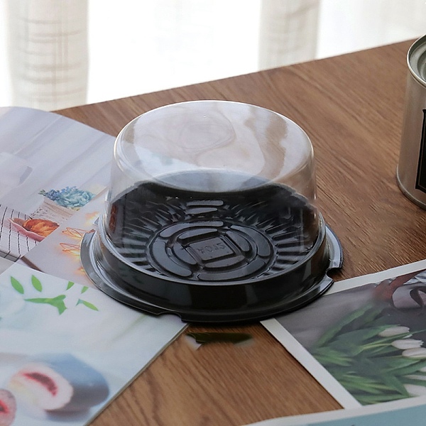 PandaHall Plastic Cake Containers, Disposable Dessert Boxes, with Lids, Round, Black, 137x65mm Plastic Round Black
PandaHall Plastic Cake Containers, Disposable Dessert Boxes, with Lids, Round, Black, 137x65mm Plastic Round Black