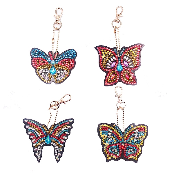 PandaHall DIY Butterfly Keychain Diamond Painting Kits, including Acrylic Board, Alloy Clasps, Resin Rhinestones, Diamond Sticky Pen, Tray...
PandaHall DIY Butterfly Keychain Diamond Painting Kits, including Acrylic Board, Alloy Clasps, Resin Rhinestones, Diamond Sticky Pen, Tray...
