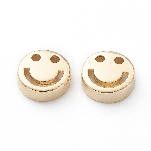 PandaHall Brass Beads, Long-Lasting Plated, Flat Round with Smiling Face, Real 18K Gold Plated, 11x4mm, Hole: 1.8mm Brass Flat Round
PandaHall Brass Beads, Long-Lasting Plated, Flat Round with Smiling Face, Real 18K Gold Plated, 11x4mm, Hole: 1.8mm Brass Flat Round