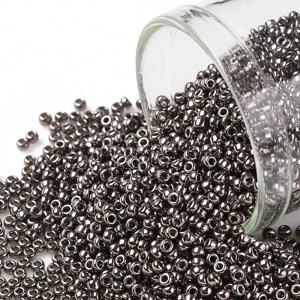 PandaHall TOHO Round Seed Beads, Japanese Seed Beads, (605) Amethyst Metallic, 15/0, 1.5mm, Hole: 0.7mm, about 15000pcs/50g Glass Purple
PandaHall TOHO Round Seed Beads, Japanese Seed Beads, (605) Amethyst Metallic, 15/0, 1.5mm, Hole: 0.7mm, about 15000pcs/50g Glass Purple