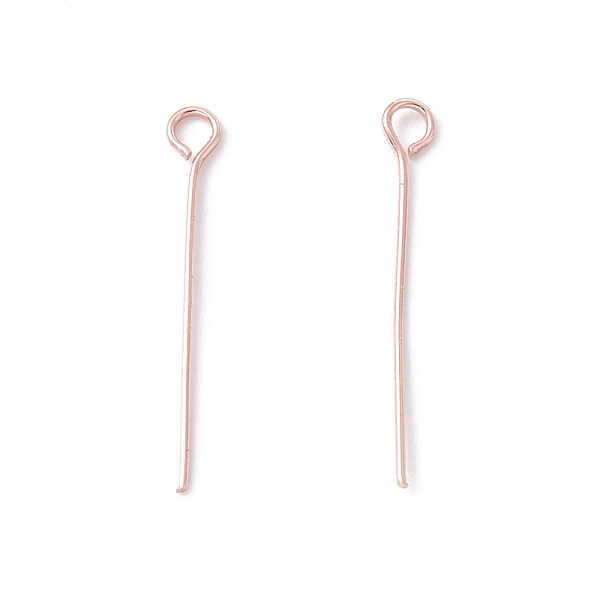 PandaHall Brass Eye Pin, Cadmium Free & Lead Free, Rose Gold, 20~20.5x2.7x0.45mm, 24 Gauge, Hole: 1.8mm Brass
PandaHall Brass Eye Pin, Cadmium Free & Lead Free, Rose Gold, 20~20.5x2.7x0.45mm, 24 Gauge, Hole: 1.8mm Brass