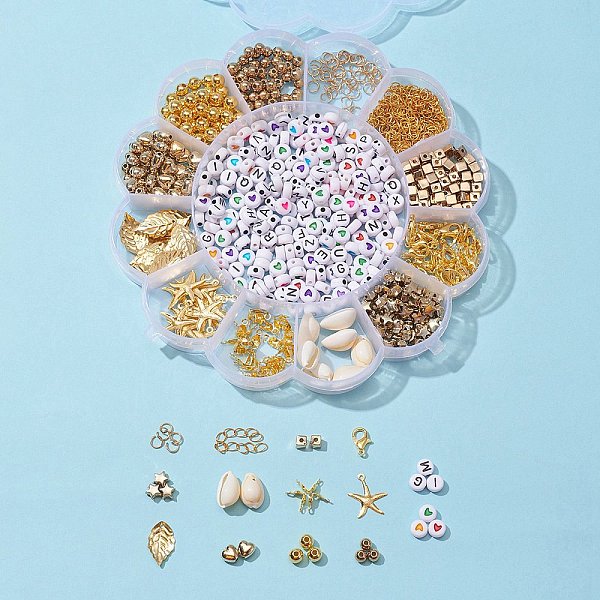 PandaHall DIY Jewelry Making Finding Kit, Including CCB Plastic & ABS Plastic & Natural Cowrie Shell & Acrylic Beads, Iron Pendants & Chain..., Multicolor
PandaHall DIY Jewelry Making Finding Kit, Including CCB Plastic & ABS Plastic & Natural Cowrie Shell & Acrylic Beads, Iron Pendants & Chain..., Multicolor