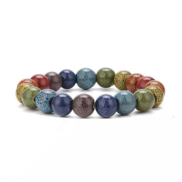 PandaHall Ethnic Style Colorful Handmade Porcelain Beaded Stretch Bracelet for Women, Round Pattern, Inner Diameter: 1-7/8 inch(4.85cm)...
PandaHall Ethnic Style Colorful Handmade Porcelain Beaded Stretch Bracelet for Women, Round Pattern, Inner Diameter: 1-7/8 inch(4.85cm)...
