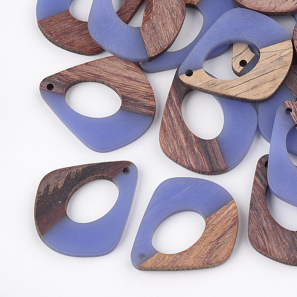 PandaHall Resin & Wood Pendants, Teardrop, Cornflower Blue, 32.5x27.5x2.5~4mm, Hole: 1.5mm Resin+Wood Teardrop Blue
PandaHall Resin & Wood Pendants, Teardrop, Cornflower Blue, 32.5x27.5x2.5~4mm, Hole: 1.5mm Resin+Wood Teardrop Blue