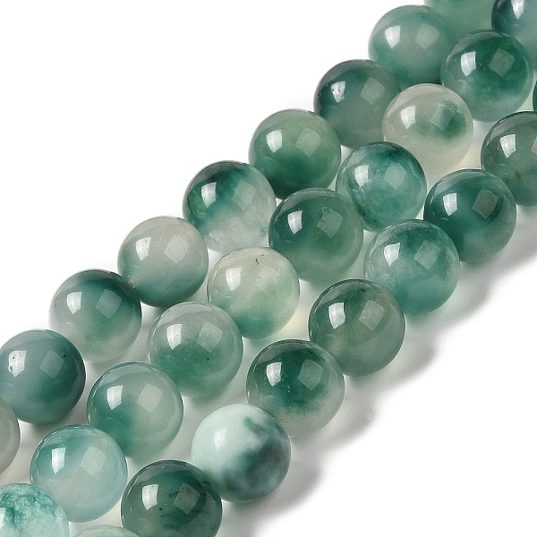 PandaHall Natural Dyed White Jade Beads Strands, Round, Teal, 10~10.5mm in diameter, Hole: 1mm, about 37pcs/strand, 14.76''~14.80''..., Cyan
PandaHall Natural Dyed White Jade Beads Strands, Round, Teal, 10~10.5mm in diameter, Hole: 1mm, about 37pcs/strand, 14.76''~14.80''..., Cyan