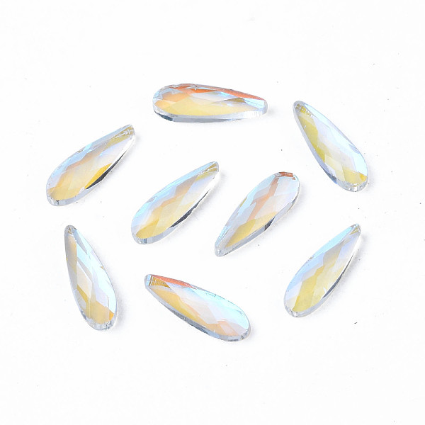 PandaHall Glass Rhinestone Cabochons, Nail Art Decoration Accessories, Faceted, Teardrop, Clear AB, 8x2.5x1.5mm Glass Teardrop White
PandaHall Glass Rhinestone Cabochons, Nail Art Decoration Accessories, Faceted, Teardrop, Clear AB, 8x2.5x1.5mm Glass Teardrop White