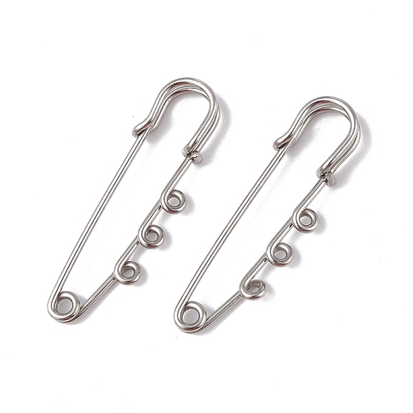 PandaHall 304 Stainless Steel Safety Pins Brooch Findings, Kilt Pins with Triple Loops for Lapel Pin Making, Stainless Steel Color...
PandaHall 304 Stainless Steel Safety Pins Brooch Findings, Kilt Pins with Triple Loops for Lapel Pin Making, Stainless Steel Color...