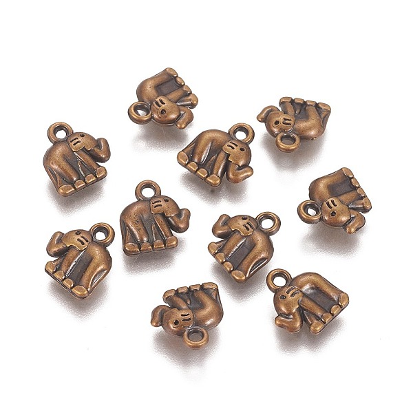 PandaHall CCB Plastic Pendants, Elephant, Antique Bronze, 12x11.5x3.5mm, Hole: 1.5mm Plastic Elephant
PandaHall CCB Plastic Pendants, Elephant, Antique Bronze, 12x11.5x3.5mm, Hole: 1.5mm Plastic Elephant