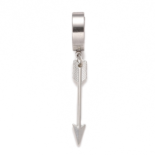 PandaHall Stainless Steel Arrow Dangle Hoop Earrings, Hip-hop Punk Jewelry for Men Women, Stainless Steel Color, 45x13.5x4mm, Pin: 0.9mm...
PandaHall Stainless Steel Arrow Dangle Hoop Earrings, Hip-hop Punk Jewelry for Men Women, Stainless Steel Color, 45x13.5x4mm, Pin: 0.9mm...