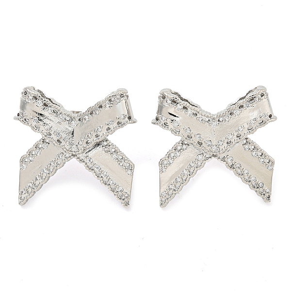 PandaHall Bowknot Brass Micro Pave Cubic Zirconia Stud Earrings for Women, Platinum, 23x23mm Cubic Zirconia Bowknot Clear
PandaHall Bowknot Brass Micro Pave Cubic Zirconia Stud Earrings for Women, Platinum, 23x23mm Cubic Zirconia Bowknot Clear