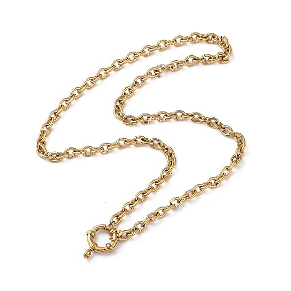 PandaHall 316 Surgical Stainless Steel Ring Pendant Necklaces, with Cable Chains, Golden, 16.14 inch(41cm) 316 Surgical Stainless Steel Ring
PandaHall 316 Surgical Stainless Steel Ring Pendant Necklaces, with Cable Chains, Golden, 16.14 inch(41cm) 316 Surgical Stainless Steel Ring