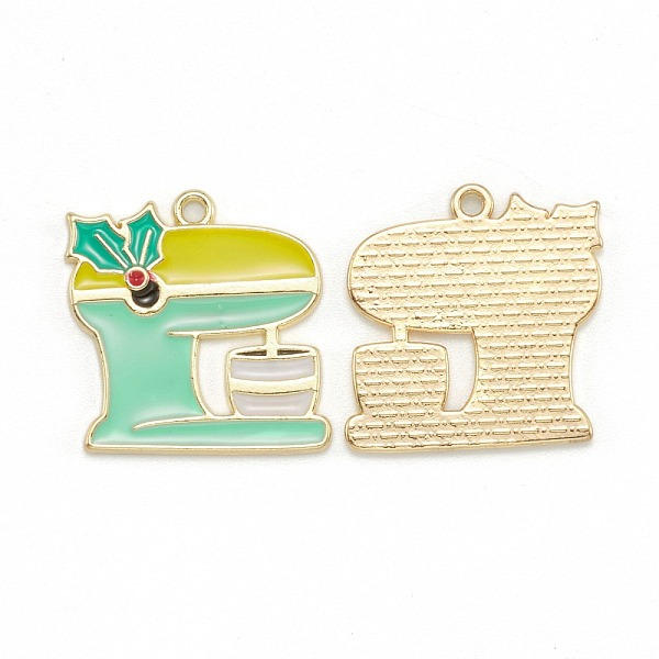 PandaHall Alloy Enamel Pendants, for Christmas, Light Gold, Sewing Machine, Turquoise, 25x25.5x1.5mm, Hole: 1.8mm Alloy+Enamel Tool Green
PandaHall Alloy Enamel Pendants, for Christmas, Light Gold, Sewing Machine, Turquoise, 25x25.5x1.5mm, Hole: 1.8mm Alloy+Enamel Tool Green