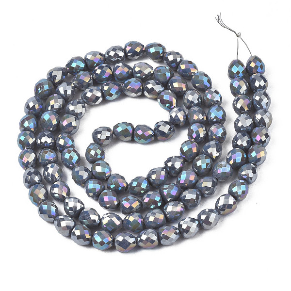 PandaHall Electroplate Opaque Solid Color Glass Beads Strands, AB Color Plated, Faceted, Strawberry, Gray, 6x6mm, Hole: 1.4mm, about...
PandaHall Electroplate Opaque Solid Color Glass Beads Strands, AB Color Plated, Faceted, Strawberry, Gray, 6x6mm, Hole: 1.4mm, about...