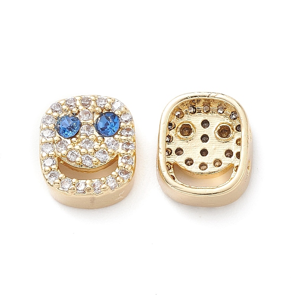 PandaHall Brass Micro Pave Cubic Zirconia Beads, Lead Free & Cadmium Free, Long-Lasting Plated, Real 18K Gold Plated, Oval with Smiling Face...
PandaHall Brass Micro Pave Cubic Zirconia Beads, Lead Free & Cadmium Free, Long-Lasting Plated, Real 18K Gold Plated, Oval with Smiling Face...