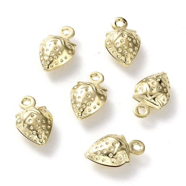 PandaHall Brass Charms, Long-Lasting Plated, Strawberry, Real 24K Gold Plated, 10.5x6.5x4mm, Hole: 1mm Brass Fruit
PandaHall Brass Charms, Long-Lasting Plated, Strawberry, Real 24K Gold Plated, 10.5x6.5x4mm, Hole: 1mm Brass Fruit