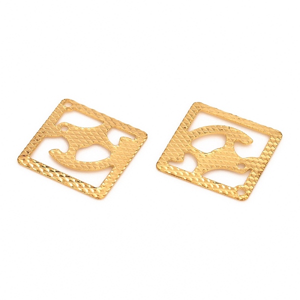 PandaHall Brass Charms, Textured, Rhombus With Hobbyhorse, Raw(Unplated), 15x15x0.6mm, Hole: 1mm Brass Rhombus
PandaHall Brass Charms, Textured, Rhombus With Hobbyhorse, Raw(Unplated), 15x15x0.6mm, Hole: 1mm Brass Rhombus