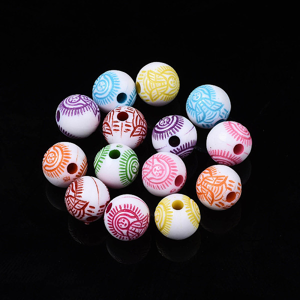 PandaHall Opaque White Acrylic Beads, Craft Style, Round, Mixed Color, 7.5mm, Hole: 1.8mm, about 2170pcs/500g Acrylic Round Multicolor
PandaHall Opaque White Acrylic Beads, Craft Style, Round, Mixed Color, 7.5mm, Hole: 1.8mm, about 2170pcs/500g Acrylic Round Multicolor