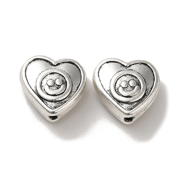 PandaHall Tibetan Style Alloy Beads, Cadmium Free & Lead Free, Heart, 12x12x5.5mm, Hole: 1.6mm, about 375pcs/1000g Alloy Heart
PandaHall Tibetan Style Alloy Beads, Cadmium Free & Lead Free, Heart, 12x12x5.5mm, Hole: 1.6mm, about 375pcs/1000g Alloy Heart
