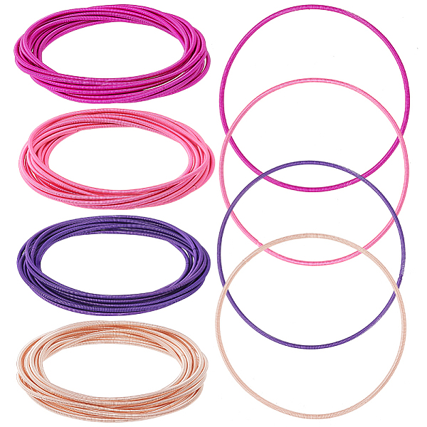 PandaHall BENECREAT 48Pcs 4 Colors 2-1/4 inch Guitar String Bracelets, Pink Series Spring Bracelets Minimalist Bracelets Flexible Steel Wire..., Multicolor
PandaHall BENECREAT 48Pcs 4 Colors 2-1/4 inch Guitar String Bracelets, Pink Series Spring Bracelets Minimalist Bracelets Flexible Steel Wire..., Multicolor