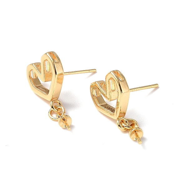 PandaHall Brass Stud Earring Findings, with Cup Peg Bails and 925 Sterling Silver Pins, Heart, Real 18K Gold Plated, 20x10mm, Pin: 0.8mm...
PandaHall Brass Stud Earring Findings, with Cup Peg Bails and 925 Sterling Silver Pins, Heart, Real 18K Gold Plated, 20x10mm, Pin: 0.8mm...