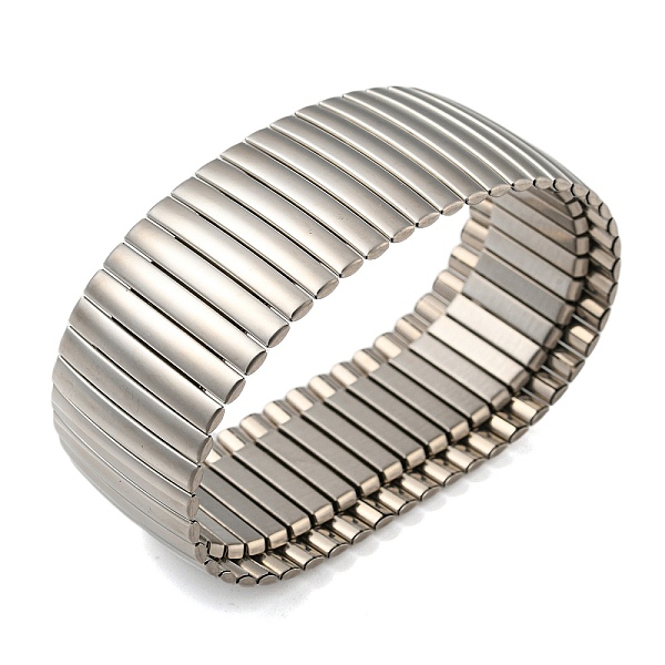 PandaHall 304 Stainless Steel Link Chain Bracelet, Wide Stretch Bracelet, Stainless Steel Color, Inner Diameter: 2-1/2 inch(6.4cm), Wide...
PandaHall 304 Stainless Steel Link Chain Bracelet, Wide Stretch Bracelet, Stainless Steel Color, Inner Diameter: 2-1/2 inch(6.4cm), Wide...