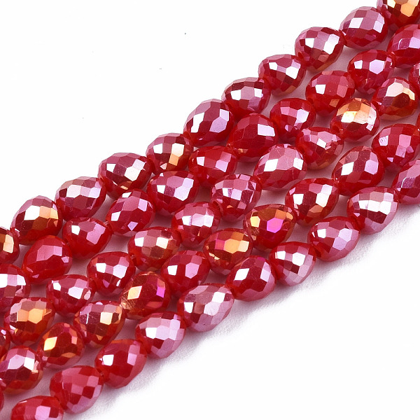 PandaHall Opaque Glass Beads Strands, AB Color Plated, Faceted, Teardrop, FireBrick, 4.5x4.5mm, Hole: 1mm, about 99~101pcs/strand, 17.64..., Red
PandaHall Opaque Glass Beads Strands, AB Color Plated, Faceted, Teardrop, FireBrick, 4.5x4.5mm, Hole: 1mm, about 99~101pcs/strand, 17.64..., Red