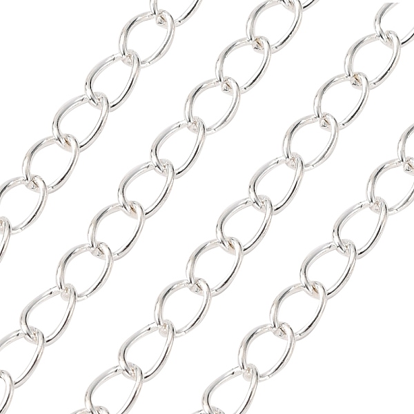 PandaHall Iron Twisted Chains, Unwelded, with Spool, Oval, Silver, 6.5x4.5x0.8mm, about 164.04 Feet(50m)/roll Iron
PandaHall Iron Twisted Chains, Unwelded, with Spool, Oval, Silver, 6.5x4.5x0.8mm, about 164.04 Feet(50m)/roll Iron