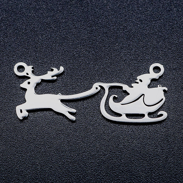 PandaHall 201 Stainless Steel Pendants, Christmas Reindeer and Santa Claus, Stainless Steel Color, 11x27.5x1mm, Hole: 1.2mm 201 Stainless...
PandaHall 201 Stainless Steel Pendants, Christmas Reindeer and Santa Claus, Stainless Steel Color, 11x27.5x1mm, Hole: 1.2mm 201 Stainless...