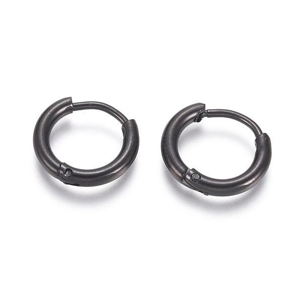 PandaHall 304 Stainless Steel Huggie Hoop Earrings, Hypoallergenic Earrings, with 316 Surgical Stainless Steel Pin, Electrophoresis Black...
PandaHall 304 Stainless Steel Huggie Hoop Earrings, Hypoallergenic Earrings, with 316 Surgical Stainless Steel Pin, Electrophoresis Black...