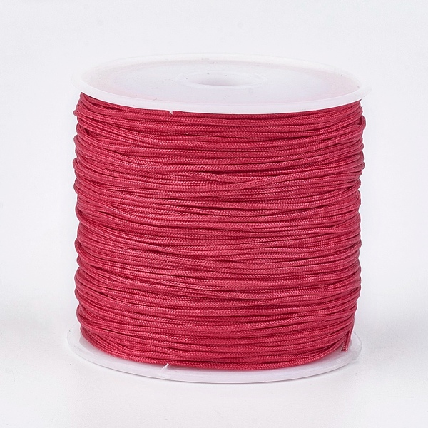 PandaHall Nylon Thread, Nylon Jewelry Cord for Custom Woven Jewelry Making, Crimson, 0.8mm, about 49.21 yards(45m)/roll Nylon Pink
PandaHall Nylon Thread, Nylon Jewelry Cord for Custom Woven Jewelry Making, Crimson, 0.8mm, about 49.21 yards(45m)/roll Nylon Pink