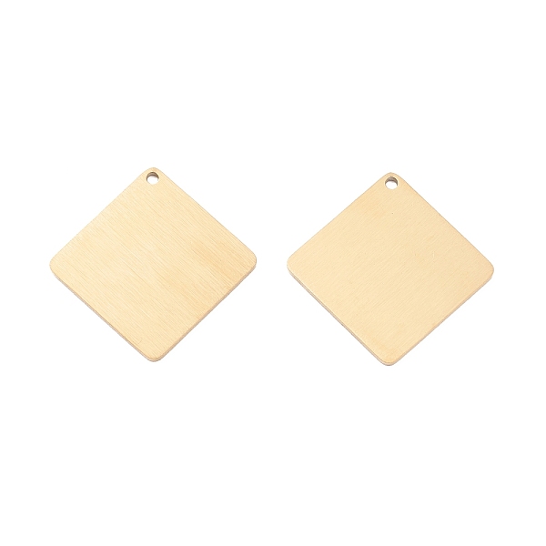 PandaHall Ion Plating(IP) 304 Stainless Steel Pendants, Stamping Blank Tag, Laser Cut, Double Side Drawbench Effect, Rhombus, Real 18K Gold...
PandaHall Ion Plating(IP) 304 Stainless Steel Pendants, Stamping Blank Tag, Laser Cut, Double Side Drawbench Effect, Rhombus, Real 18K Gold...