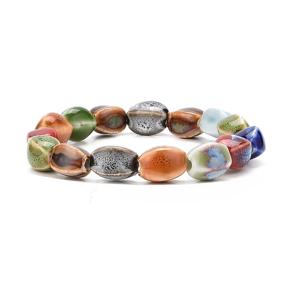 PandaHall Ethnic Style Colorful Handmade Porcelain Beaded Stretch Bracelet for Women, Oval Pattern, Inner Diameter: 2-1/4 inch(5.7cm)...
PandaHall Ethnic Style Colorful Handmade Porcelain Beaded Stretch Bracelet for Women, Oval Pattern, Inner Diameter: 2-1/4 inch(5.7cm)...