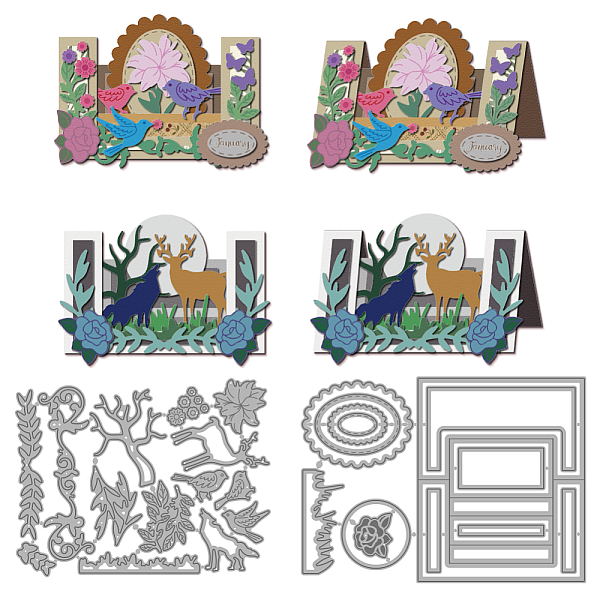 PandaHall Display Stand Metal Die Cuts Deer Wolf Bird Flower Display Frame Cutting Dies for Card Making Forest Animal Carbon Steel Embossing...
PandaHall Display Stand Metal Die Cuts Deer Wolf Bird Flower Display Frame Cutting Dies for Card Making Forest Animal Carbon Steel Embossing...