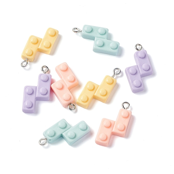 PandaHall Opaque Resin Pendants, Jigsaw Charm, with Platinum Tone Iron Loops, Mixed Color, 23x12x5mm, Hole: 1.8mm Iron+Resin Others..., Multicolor
PandaHall Opaque Resin Pendants, Jigsaw Charm, with Platinum Tone Iron Loops, Mixed Color, 23x12x5mm, Hole: 1.8mm Iron+Resin Others..., Multicolor