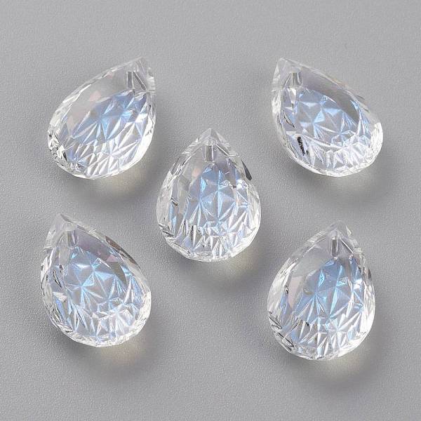 PandaHall Embossed Glass Rhinestone Pendants, Teardrop, Faceted, Moonlight, 19x12x6mm, Hole: 1.6mm Glass Teardrop Clear
PandaHall Embossed Glass Rhinestone Pendants, Teardrop, Faceted, Moonlight, 19x12x6mm, Hole: 1.6mm Glass Teardrop Clear