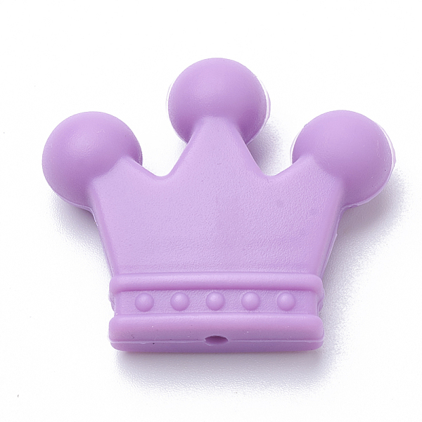 PandaHall Food Grade Eco-Friendly Silicone Focal Beads, Chewing Beads For Teethers, DIY Nursing Necklaces Making, Crown, Medium Purple...
PandaHall Food Grade Eco-Friendly Silicone Focal Beads, Chewing Beads For Teethers, DIY Nursing Necklaces Making, Crown, Medium Purple...