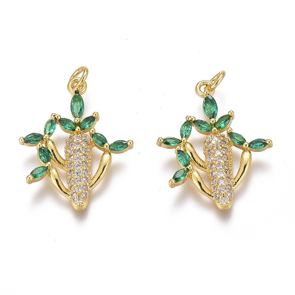 PandaHall Brass Micro Pave Clear & Green Cubic Zirconia Pendants, Long-Lasting Plated, With Jump Rings, Cactus, Real 18K Gold Plated...
PandaHall Brass Micro Pave Clear & Green Cubic Zirconia Pendants, Long-Lasting Plated, With Jump Rings, Cactus, Real 18K Gold Plated...