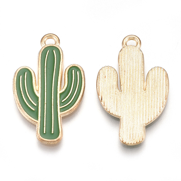 PandaHall Alloy Pendants, Cadmium Free & Lead Free, with Enamel, Cactus, Light Gold, Green, 26x15.5x1mm, Hole: 1.4mm Alloy+Enamel Flower...
PandaHall Alloy Pendants, Cadmium Free & Lead Free, with Enamel, Cactus, Light Gold, Green, 26x15.5x1mm, Hole: 1.4mm Alloy+Enamel Flower...