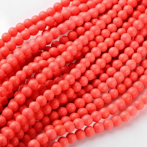 PandaHall Synthetic Coral Beads Strands, Dyed, Round, Pink, about 6mm in diameter, hole: about 0.8mm, 15~16 inch Synthetic Coral Round Pink
PandaHall Synthetic Coral Beads Strands, Dyed, Round, Pink, about 6mm in diameter, hole: about 0.8mm, 15~16 inch Synthetic Coral Round Pink