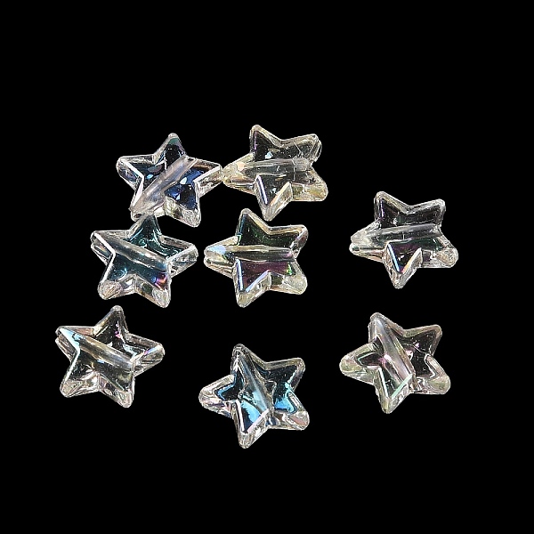 PandaHall Transparent Acrylic Beads, UV Plating Iridescent, Star, 13x14x4.5mm, Hole: 1.5mm Acrylic Star Clear
PandaHall Transparent Acrylic Beads, UV Plating Iridescent, Star, 13x14x4.5mm, Hole: 1.5mm Acrylic Star Clear